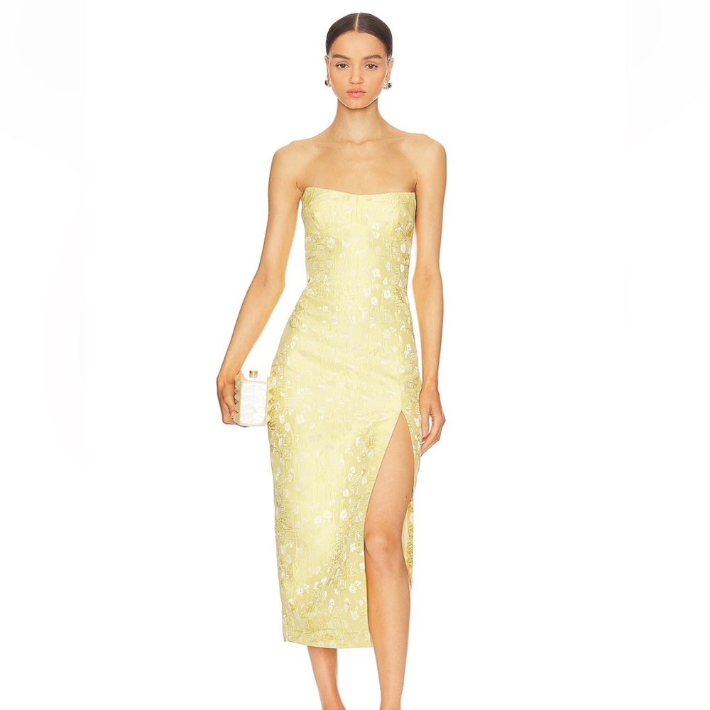 Amanda Uprichard Ivy Dress in Yellow